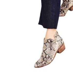 Dolce Vita Snakeskin Print Booties